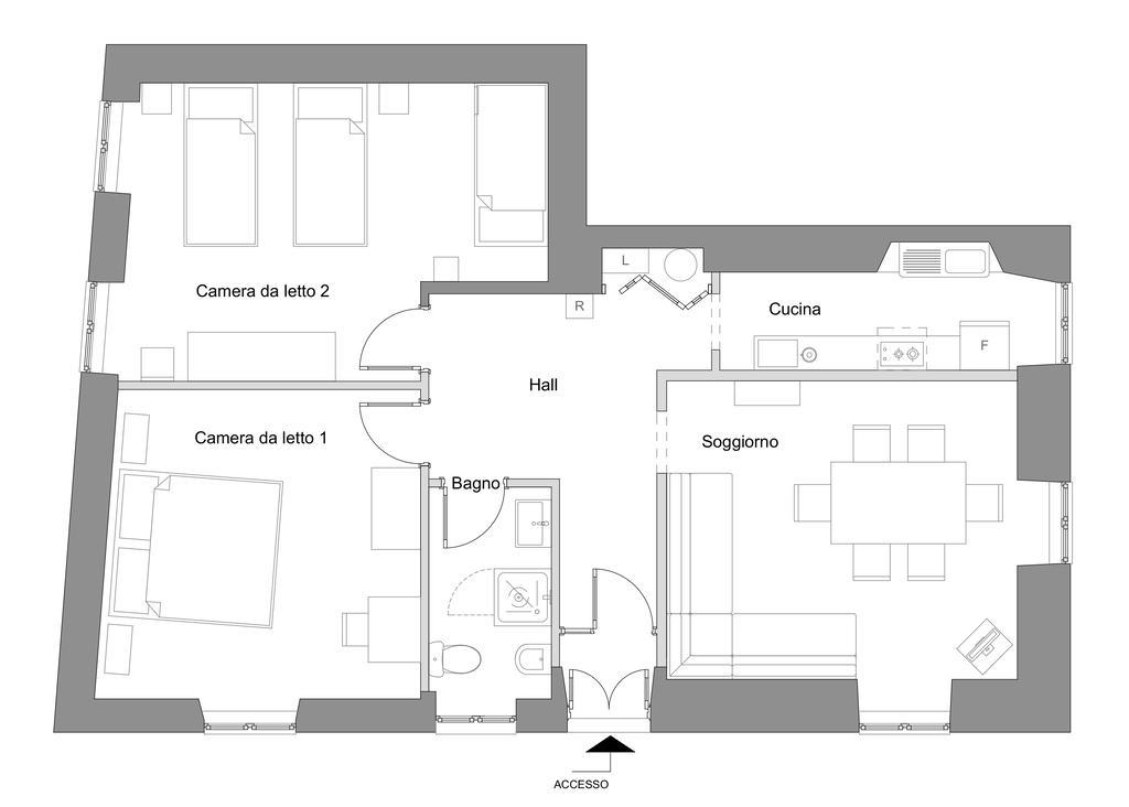 Apartment Piccolo Borgo Castelveccana Exteriér fotografie